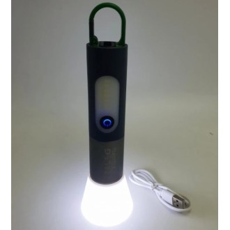 Фонарик лампа кемпинговая светодиодный аккумуляторный подвесной с крючком и боко. . фото 4