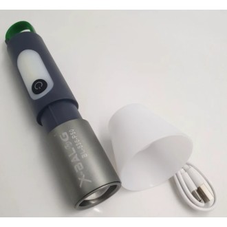 Фонарик лампа кемпинговая светодиодный аккумуляторный подвесной с крючком и боко. . фото 3
