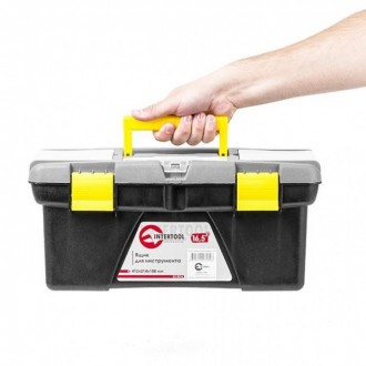 Ящик для інструменту 16.5" 412*214*188 мм INTERTOOL BX-0316. Миколаїв. фото 1 Ящик для інструменту 16.5" 412*214*188 мм INTERTOOL BX-0316. Миколаїв. фото 1