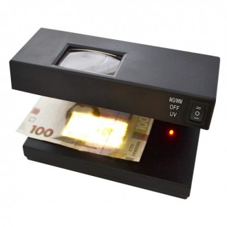 Ультрафіолетова лампа детектор валют AD-2138 — простий надійний недорогий пристр. . фото 8