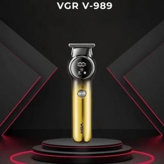 
Аккумуляторный триммер для бороды и усов VGR V-989 с LED дисплеем, режимом Turb. . фото 10