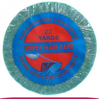 Стрічка для нарощування, Корекції Волос Двостороння Синя Super Hair Tape Waterpr. . фото 2