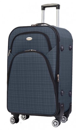 Тканевый маленький чемодан на четырех колесах 42L Gedox темно-синий 1010.03 smal. . фото 3