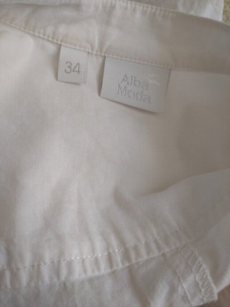 Біла жіноча сорочка, р.34, Alba Moda.
ПОГ 44 см.
ПОТ 43 см.
Ширина плечей 35 . . фото 4