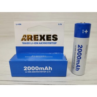 Аккумулятор Arexes 18650 Li-Ion 2000 mAh, 3.7v. Николаев. фото 1 Аккумулятор Arexes 18650 Li-Ion 2000 mAh, 3.7v. Николаев. фото 1