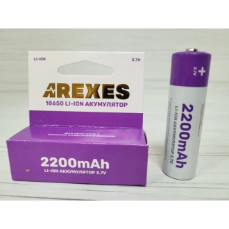 Аккумулятор Arexes 18650 Li-Ion 2200 mAh, 3.7v. Николаев. фото 1 Аккумулятор Arexes 18650 Li-Ion 2200 mAh, 3.7v. Николаев. фото 1