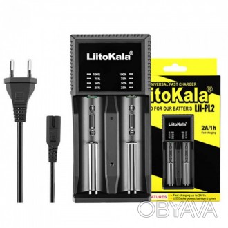 Универсальное зарядное устройство с индикацией на 2 канала LiitoKala Lii-PL2 под. . фото 1