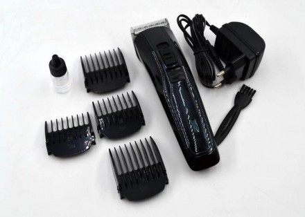Машинка для стрижки волосся Atlanfa AT-727 3 Вт чорний
Створювати стильні чолові. . фото 2
