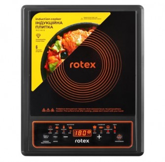 Плита индукционная электрическая настольная Rotex RIO145-G 1400 Вт черная Плита . . фото 4