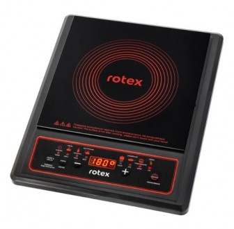 Плита индукционная электрическая настольная Rotex RIO145-G 1400 Вт черная Плита . . фото 2