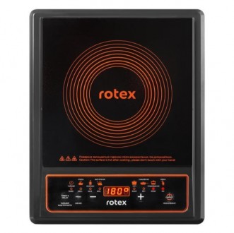 Плита индукционная электрическая настольная Rotex RIO145-G 1400 Вт черная Плита . . фото 3