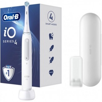 Електрична зубна щітка Oral-B iO Series 4N iOG4-1A6-1DK-White біла. Київ. фото 1 Електрична зубна щітка Oral-B iO Series 4N iOG4-1A6-1DK-White біла. Київ. фото 1