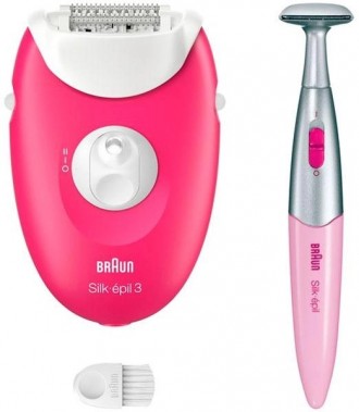 Епілятор Braun Silk Epil 3 SE-3-202 рожевий. Київ. фото 1 Епілятор Braun Silk Epil 3 SE-3-202 рожевий. Київ. фото 1