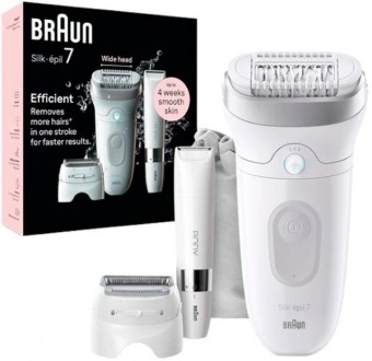 Епілятор Braun Silk Epil 7 SE-7-441 білий. Київ. фото 1 Епілятор Braun Silk Epil 7 SE-7-441 білий. Київ. фото 1