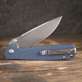 Опис ножа Ganzo G6805, сірого:
 Модель Ganzo G6805 - це універсальний ніж, який . . фото 9