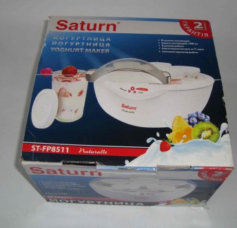 Йогуртница домашняя электрическая SATURN ST-FP8511 5 баночек 0.5 л. 35 Вт. . фото 3 Йогуртниця SATURN ST-FP8511 цілком справна, без ремонтів та інших неприемностей . . фото 3