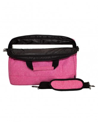 Сумка для ноутбука Surikat модель: Twin до 15.6" колір: рожевий меланж
Два основ. . фото 3
