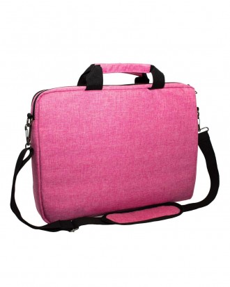 Сумка для ноутбука Surikat модель: Twin до 15.6" колір: рожевий меланж
Два основ. . фото 4