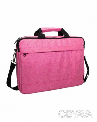 Сумка для ноутбука Surikat модель: Twin до 15.6" колір: рожевий меланж
Два основ. . фото 1