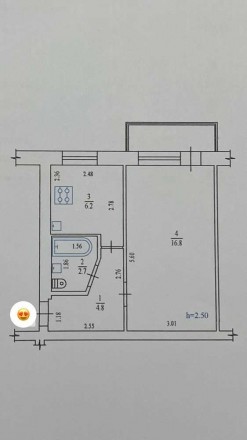 Продається 1к квартира на Зигіна в житловому стані.
Квартира дуже тепла та зати. Центр. фото 3