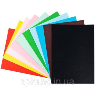 Набор двухстороннего цветного картона Kite яркой картонной папке с изображением . . фото 3