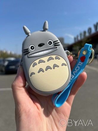 Сумка гаманець Alitek силіконова з ремінцем на руку Тоторо Totoro сірий
 
Дитяча. . фото 1