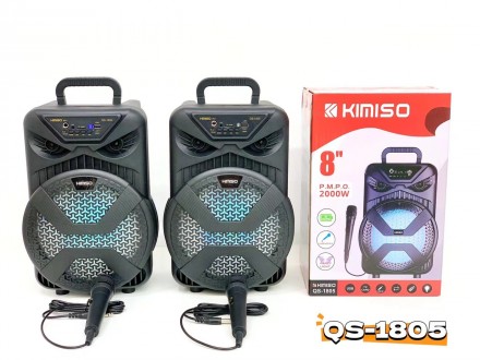 Kimiso новый QS-1805 8-дюймовый
	Способ подключения : Bluetooth-соединение.
	Диа. . фото 8
