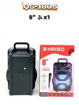 Kimiso новый QS-1805 8-дюймовый
	Способ подключения : Bluetooth-соединение.
	Диа. . фото 7