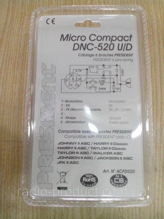 
MICRO DNC-520 UP/DOWN
Шестиштырьковый компактный микрофон с кнопками Вверх/Вниз. . фото 3