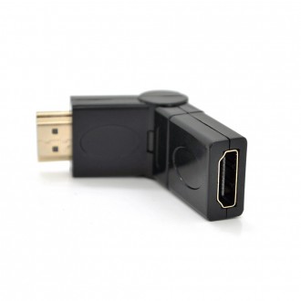 Перехідник HDMI 360 ° (тато-мама) з обертанням на 360 ° - багатофункціональний в. . фото 3