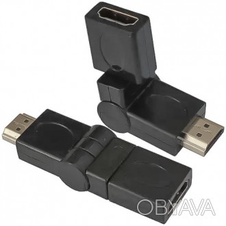 Перехідник HDMI 360 ° (тато-мама) з обертанням на 360 ° - багатофункціональний в. . фото 1