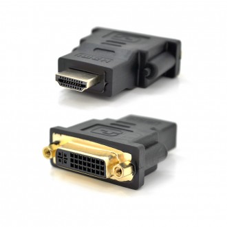 Перехідник HDMI (тато) / DVI24 + 5 (мама), Q100. Киев. фото 1 Перехідник HDMI (тато) / DVI24 + 5 (мама), Q100. Киев. фото 1