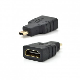 Перехідник microHDMI (тато) -HDMI (мама), Q100. Киев. фото 1 Перехідник microHDMI (тато) -HDMI (мама), Q100. Киев. фото 1