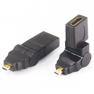 Перехідник microHDMI (тато) -HDMI (мама) 360 °. Киев. фото 1 Перехідник microHDMI (тато) -HDMI (мама) 360 °. Киев. фото 1
