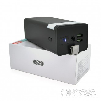 PowerBank XO-PR130 40000mAh, Input:5V/3A,9V/2.23A,12V/1.67A(MicroUSB,Type-C),Out. . фото 1