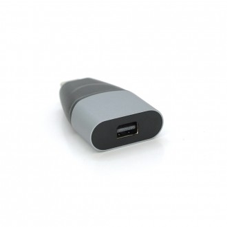 Перехідник Type-C (тато)/Mini Display Port (мама), Black-gray. Киев. фото 1 Перехідник Type-C (тато)/Mini Display Port (мама), Black-gray. Киев. фото 1