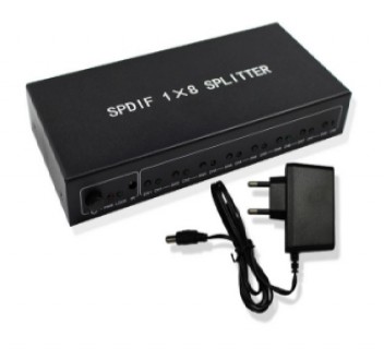Цифровий оптичний роздільник звуку SPDIF / Toslink 1x8. Киев. фото 1 Цифровий оптичний роздільник звуку SPDIF / Toslink 1x8. Киев. фото 1
