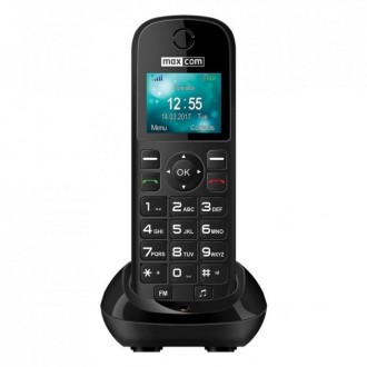 Телефон Maxcom MM35D чорний. Київ. фото 1 Телефон Maxcom MM35D чорний. Київ. фото 1
