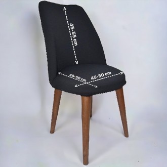 Чехлы на стулья с закругленной спинкой клетка Турция, чехлы на стулья со спинкой. . фото 3