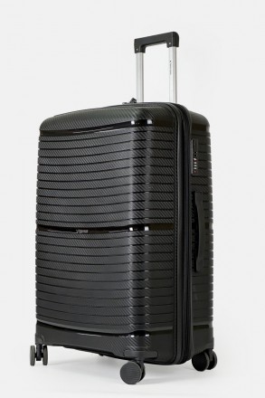 Дорожный средний чемодан на 4-х колесах Three Birds из полипропилена с кодовым T. . фото 2
