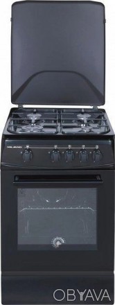 Плита газова Milano ML50 G1/01 чорна (газ.контр.). . фото 1 Відмінний варіант Недорога плита Milano GAS COOKER ML50 відноситься до категорії. . фото 1