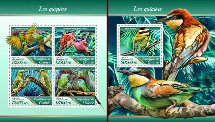У серії 18 гарних блоків з фауною (Гвінея 2017) - птахи, коні, дельфіни та ін.
. . фото 3