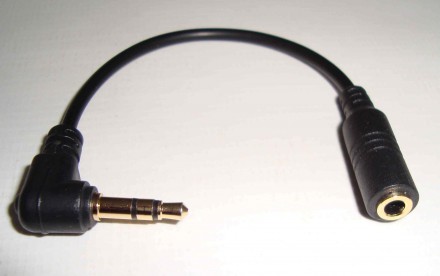 Адаптер для мікрофона, аудіоперехідник з mini jack 3.5 мм (4 pin) на mini jack 3. . фото 5