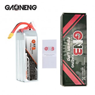 
Аккумуляторная батарея GAONENG GNB 6S 22,2V 4000mAh 50C LiPo - это надежное и м. . фото 4