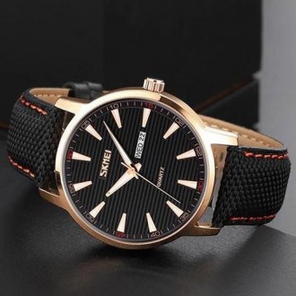 Наручний годинник 9303RGBK SKMEI, ROSE GOLD/BLACK. . фото 4