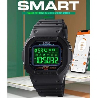 Наручний годинник 1629BK SKMEI, BLACK, Smart Watch. . фото 4