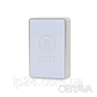 Exit-W – сенсорна кнопка виходу, використовується для монтажу в системах контрол. . фото 1