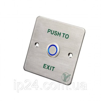 PBK-814C(LED) - кнопка виходу з нержавіючої сталі, використовується для монтажу . . фото 4