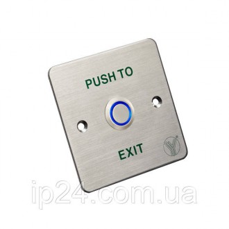 PBK-814C(LED) - кнопка виходу з нержавіючої сталі, використовується для монтажу . . фото 3