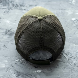 Мужска кепка бейсболка Form хаки без логотипов на липучке размер 55-59 унисекс 
. . фото 10